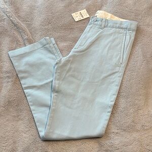 NWT Boys J Crew Crewcuts Light Blue Slim Fit Chinos Size 12